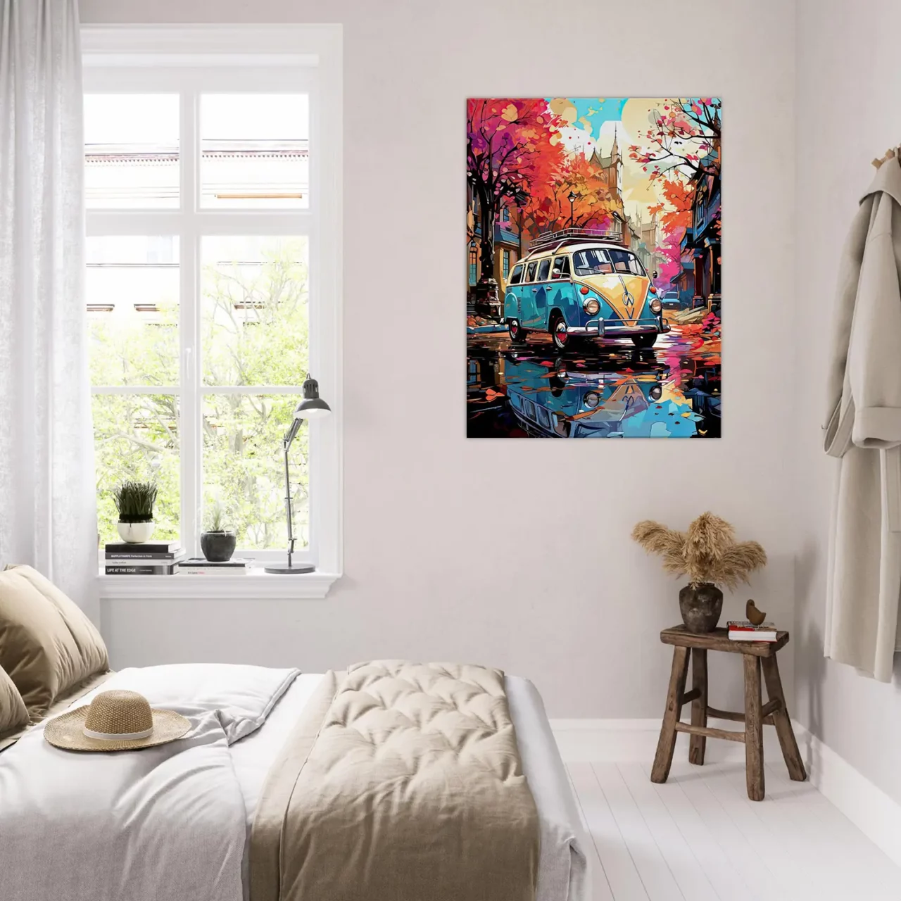 Tableau Van City Life Couleurs d’automne van city life couleurs d'automne