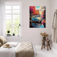 Tableau Van City Life Couleurs d’automne van city life couleurs d'automne