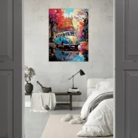 Tableau Van City Life Couleurs d’automne van city life couleurs d'automne