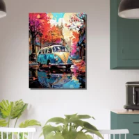 Tableau Van City Life Couleurs d’automne van city life couleurs d'automne