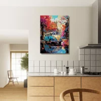 Tableau Van City Life Couleurs d’automne van city life couleurs d'automne