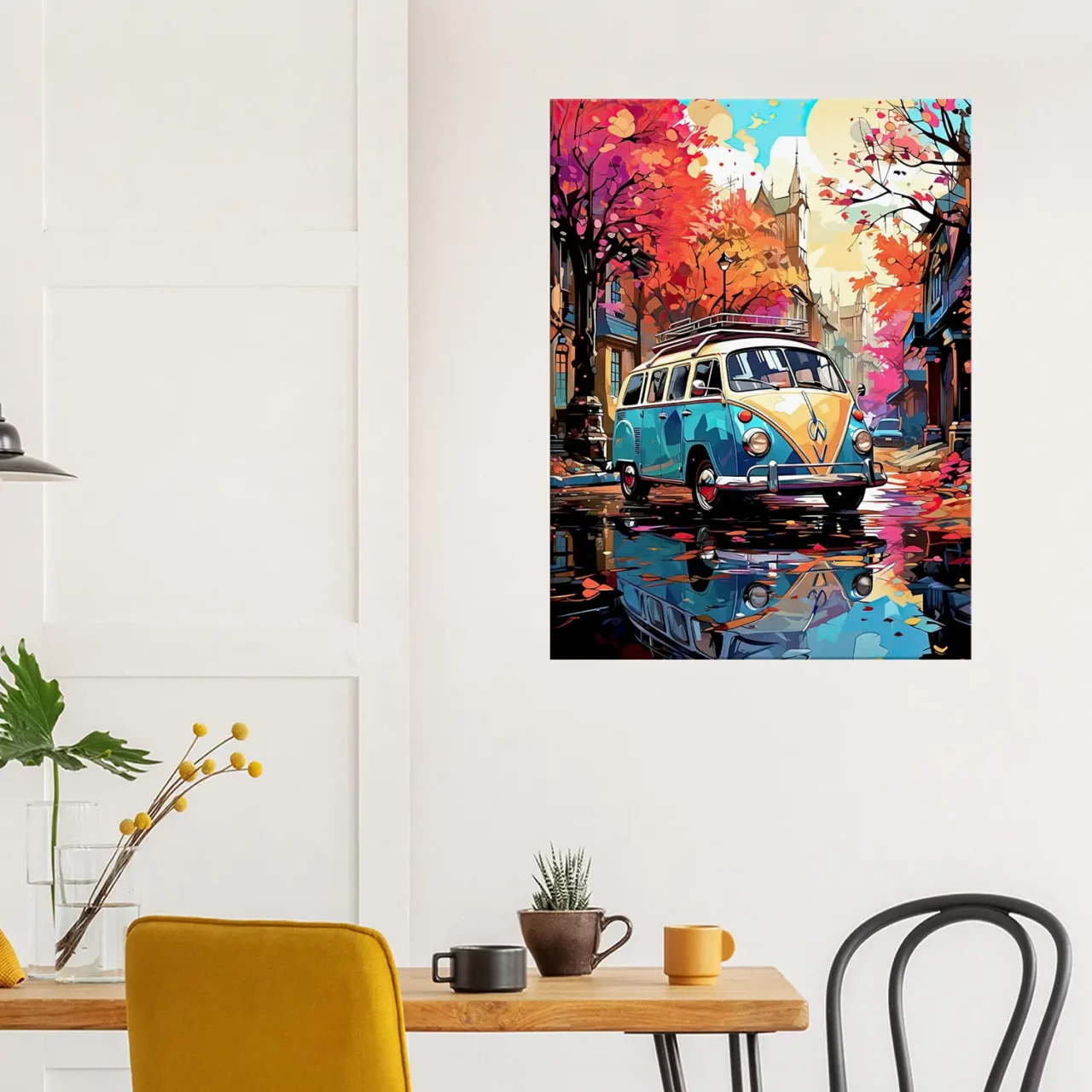 Tableau Van City Life Couleurs d’automne van city life couleurs d'automne