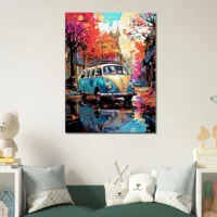 Tableau Van City Life Couleurs d’automne van city life couleurs d'automne