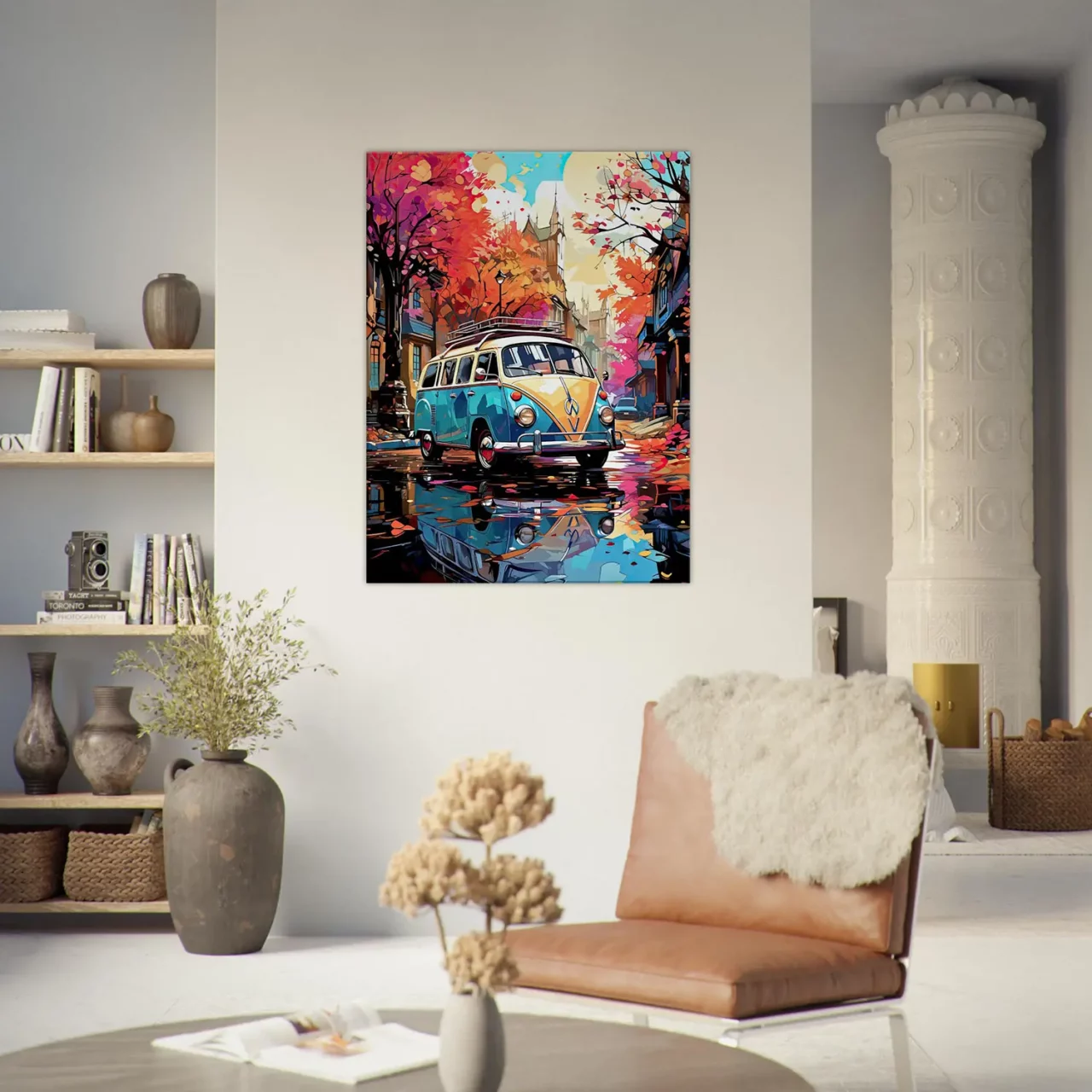 Tableau Van City Life Couleurs d’automne van city life couleurs d'automne