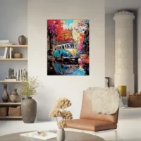 Tableau Van City Life Couleurs d’automne van city life couleurs d'automne