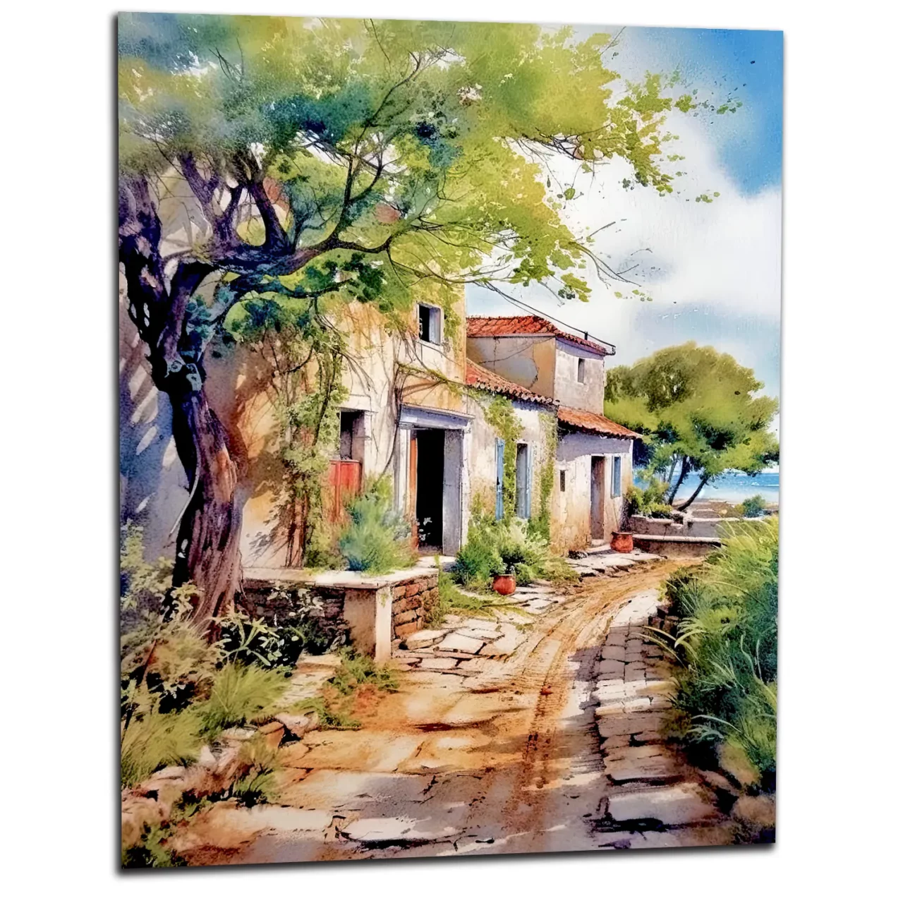 village pittoresque de l'ile d'oléron