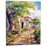 village pittoresque de l'ile d'oléron