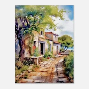 village pittoresque de l'ile d'oléron