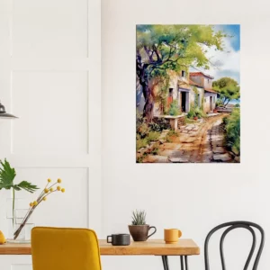 village pittoresque de l'ile d'oléron