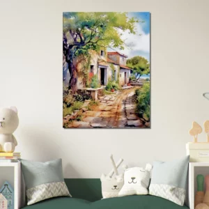 village pittoresque de l'ile d'oléron