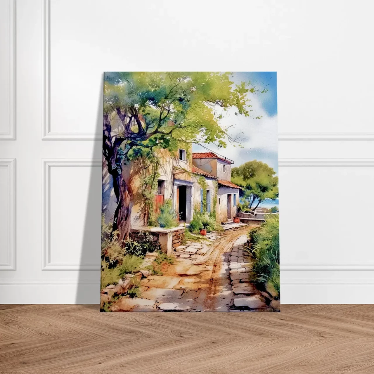 village pittoresque de l'ile d'oléron