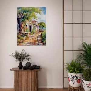 village pittoresque de l'ile d'oléron