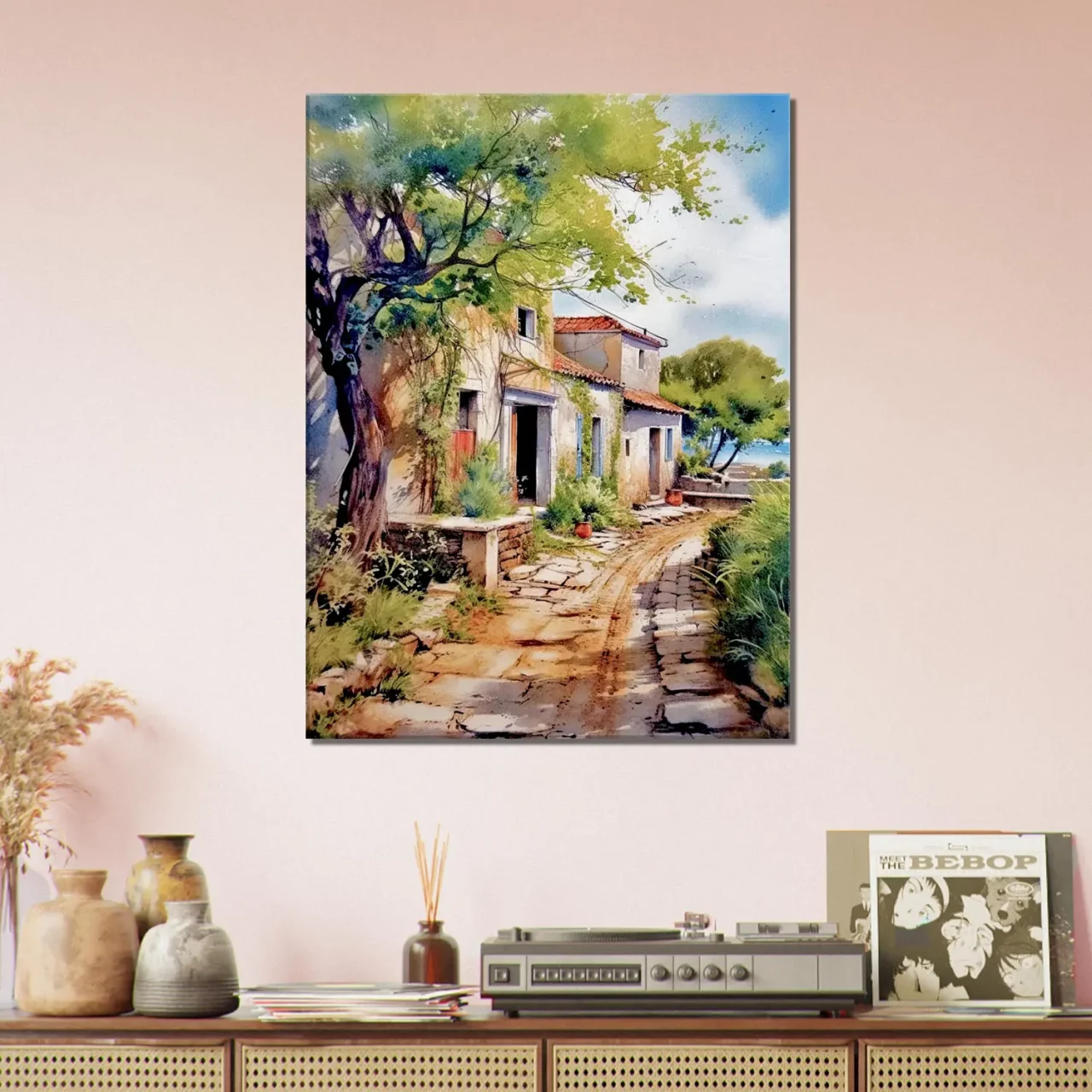 village pittoresque de l'ile d'oléron