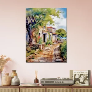 village pittoresque de l'ile d'oléron