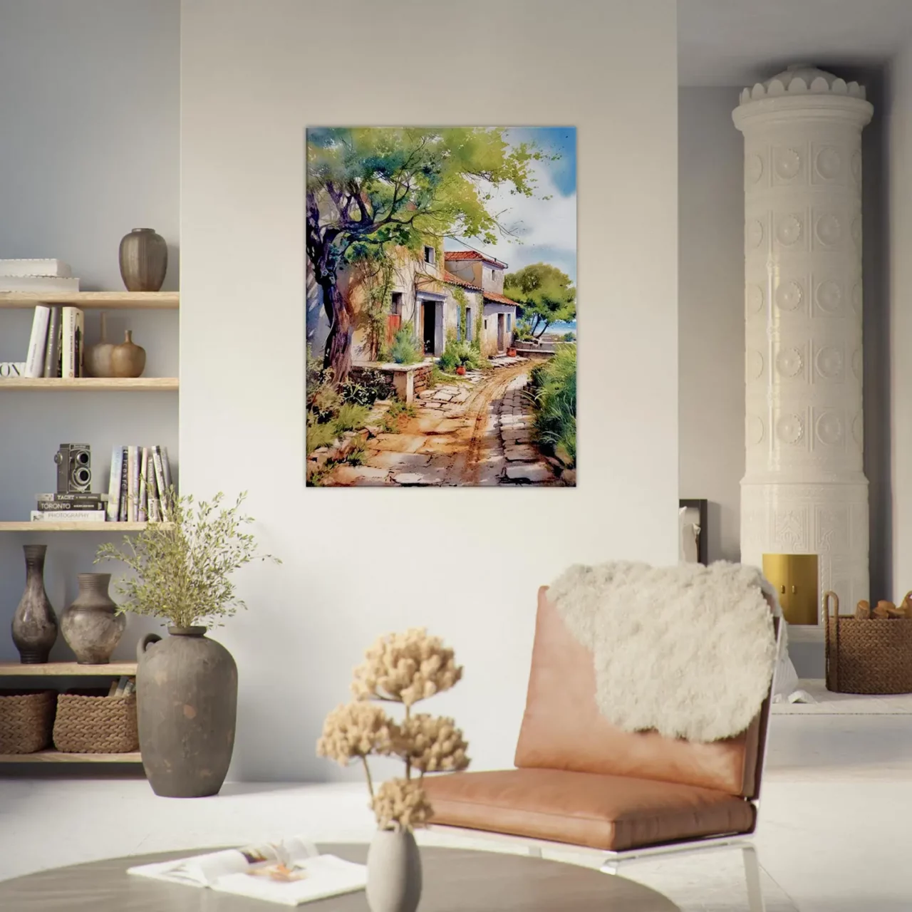 village pittoresque de l'ile d'oléron