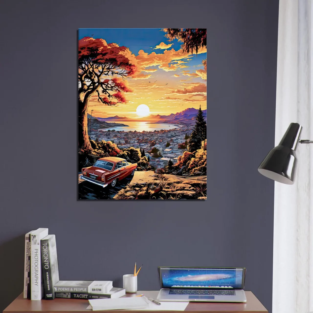 Cadre Vue sur la baie de San Francisco vue sur la baie de san francisco