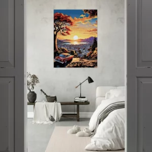 Cadre Vue sur la baie de San Francisco vue sur la baie de san francisco