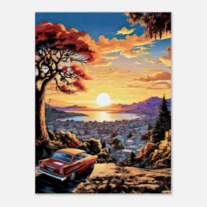 Cadre Vue sur la baie de San Francisco vue sur la baie de san francisco