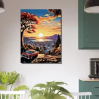 Cadre Vue sur la baie de San Francisco vue sur la baie de san francisco