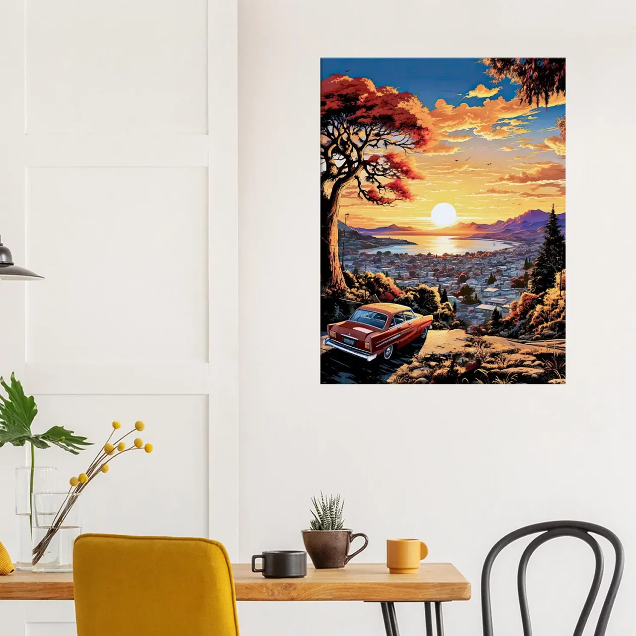 Cadre Vue sur la baie de San Francisco vue sur la baie de san francisco