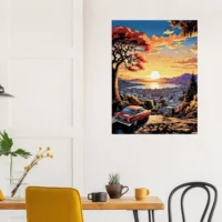 Cadre Vue sur la baie de San Francisco vue sur la baie de san francisco