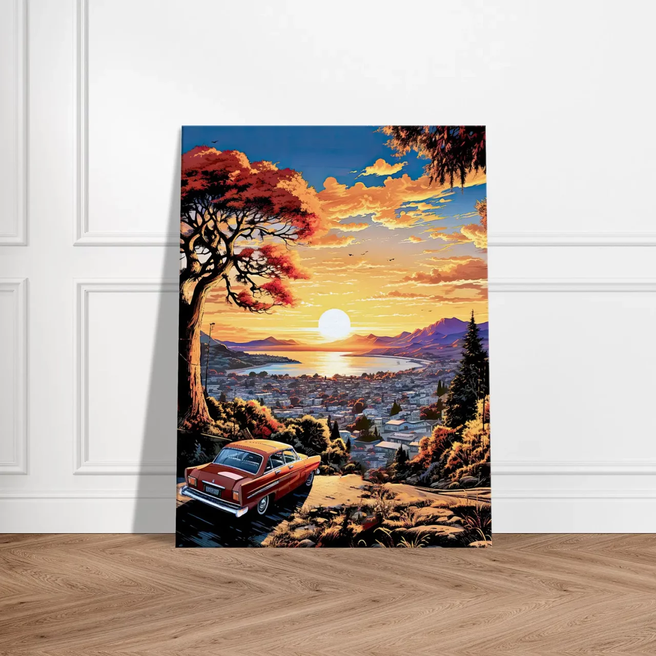 Cadre Vue sur la baie de San Francisco vue sur la baie de san francisco