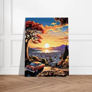 Cadre Vue sur la baie de San Francisco vue sur la baie de san francisco