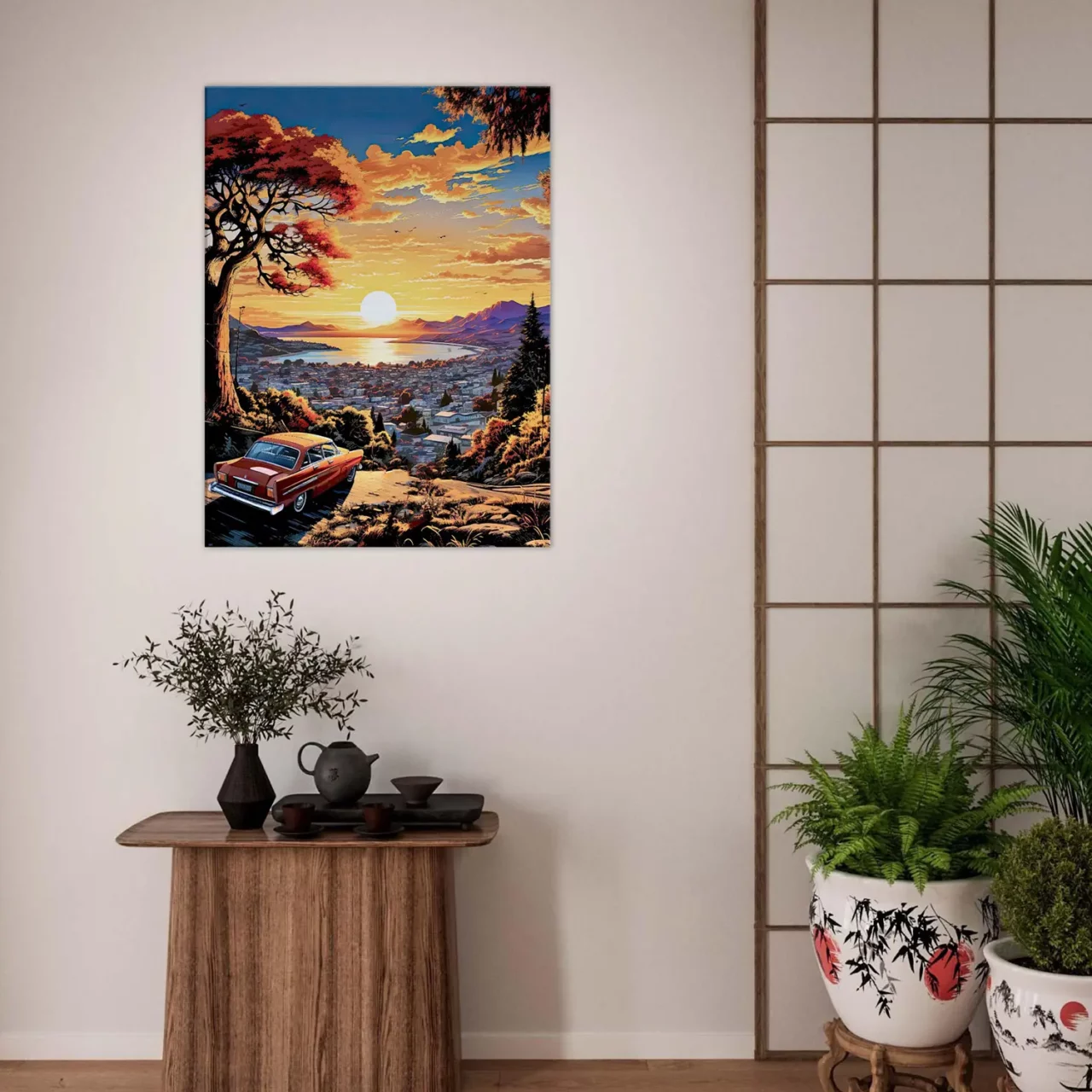 Cadre Vue sur la baie de San Francisco vue sur la baie de san francisco