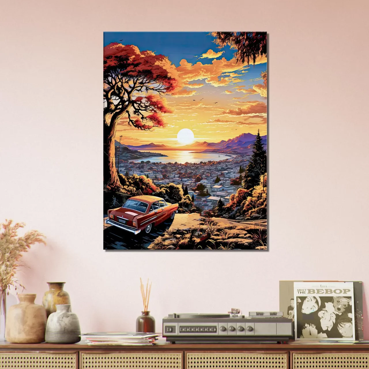 Cadre Vue sur la baie de San Francisco vue sur la baie de san francisco