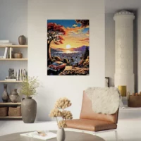 Cadre Vue sur la baie de San Francisco vue sur la baie de san francisco