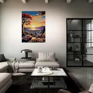 Cadre Vue sur la baie de San Francisco vue sur la baie de san francisco