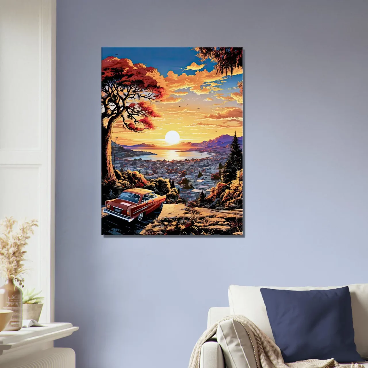 Cadre Vue sur la baie de San Francisco vue sur la baie de san francisco