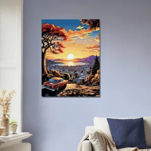 Cadre Vue sur la baie de San Francisco vue sur la baie de san francisco