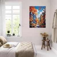 Tableau Automne en Ville : La Magie de Montréal automne en ville : la magie de montréal