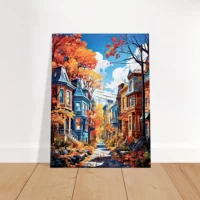 Tableau Automne en Ville : La Magie de Montréal automne en ville : la magie de montréal
