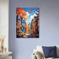 Tableau Automne en Ville : La Magie de Montréal automne en ville : la magie de montréal