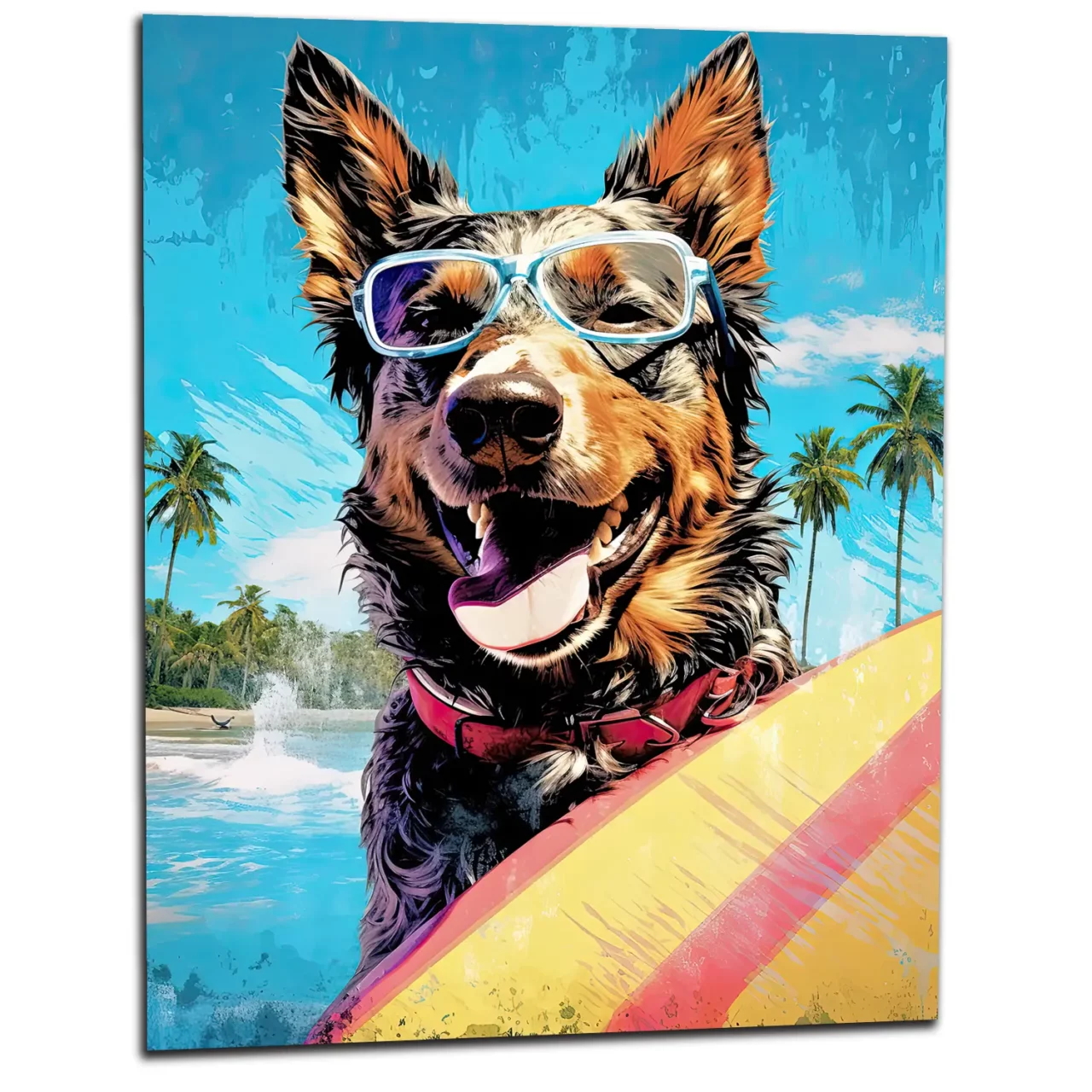 aventure tropicale d'un compagnon canin