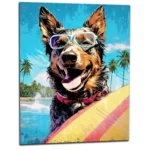 aventure tropicale d'un compagnon canin