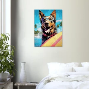 aventure tropicale d'un compagnon canin