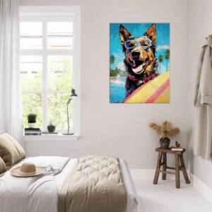 aventure tropicale d'un compagnon canin