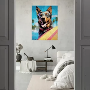 aventure tropicale d'un compagnon canin