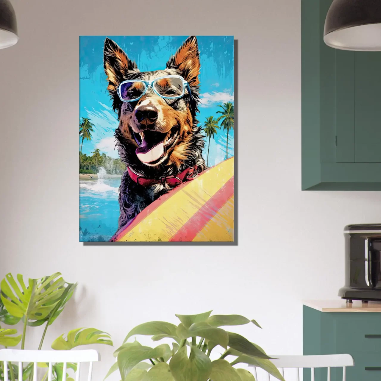 aventure tropicale d'un compagnon canin