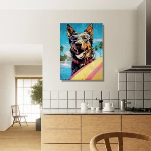 aventure tropicale d'un compagnon canin