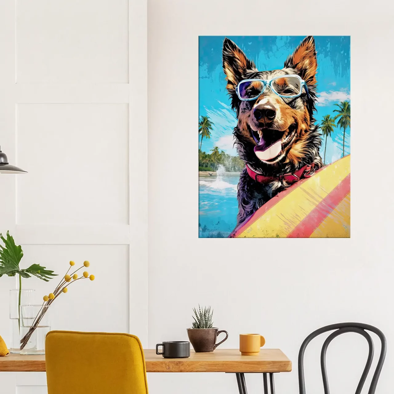 aventure tropicale d'un compagnon canin