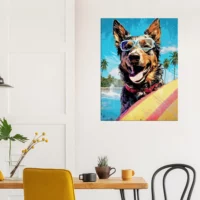 aventure tropicale d'un compagnon canin