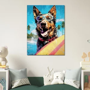 aventure tropicale d'un compagnon canin