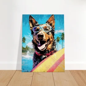 aventure tropicale d'un compagnon canin