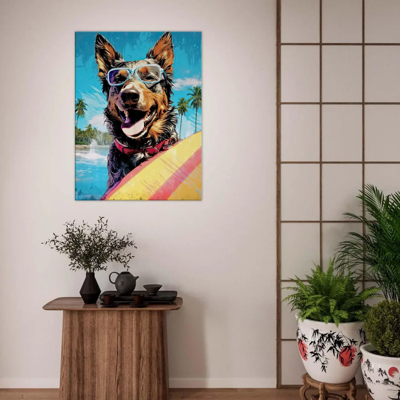 aventure tropicale d'un compagnon canin