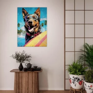 aventure tropicale d'un compagnon canin