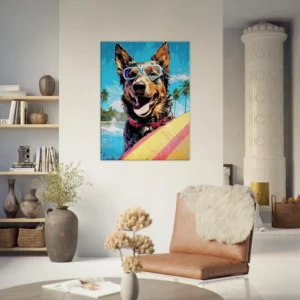 aventure tropicale d'un compagnon canin